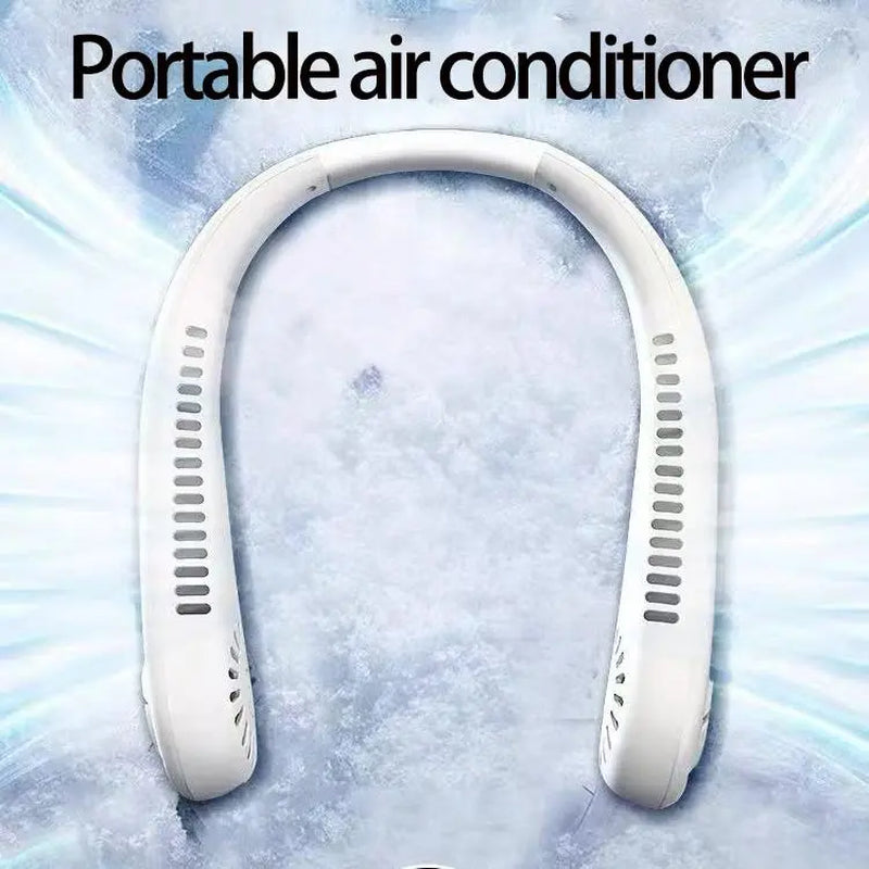 Hands-Free Neck Fan – Lightweight U-Shaped Portable Cooling Solution for Summer Travel, Outdoor Activities, Office Use, and Daily Comfort